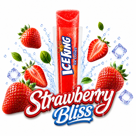 Strawberry Ice Lollies (Pack of 15 Pcs)