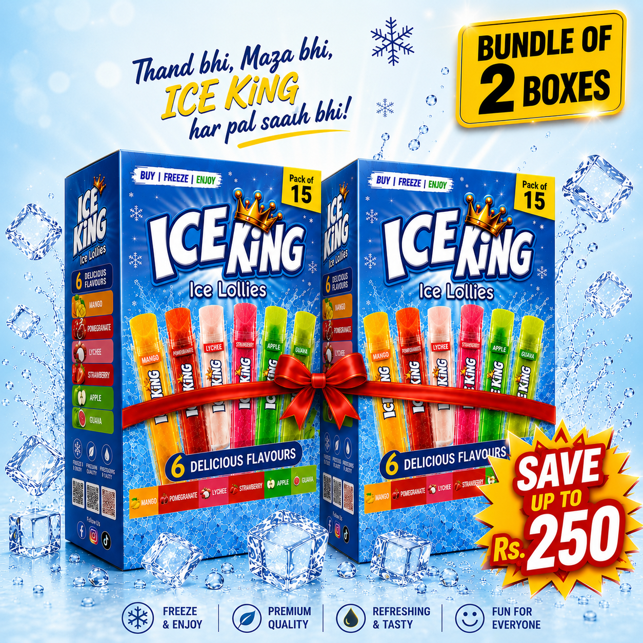 Bundle of 2 Boxes (30 Lollies)