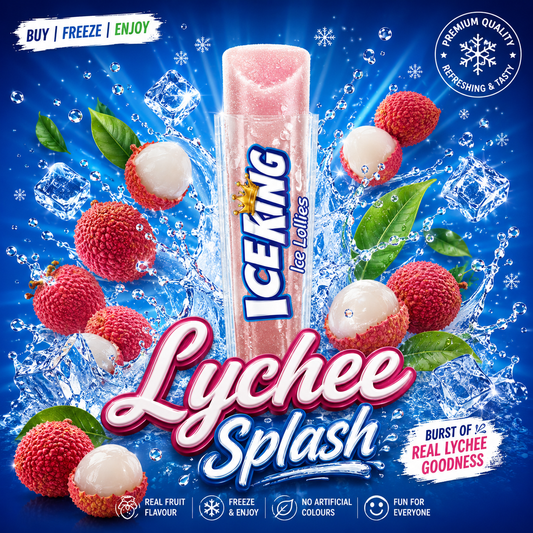 Lychee Ice Lollies (Pack of 20 Pcs)